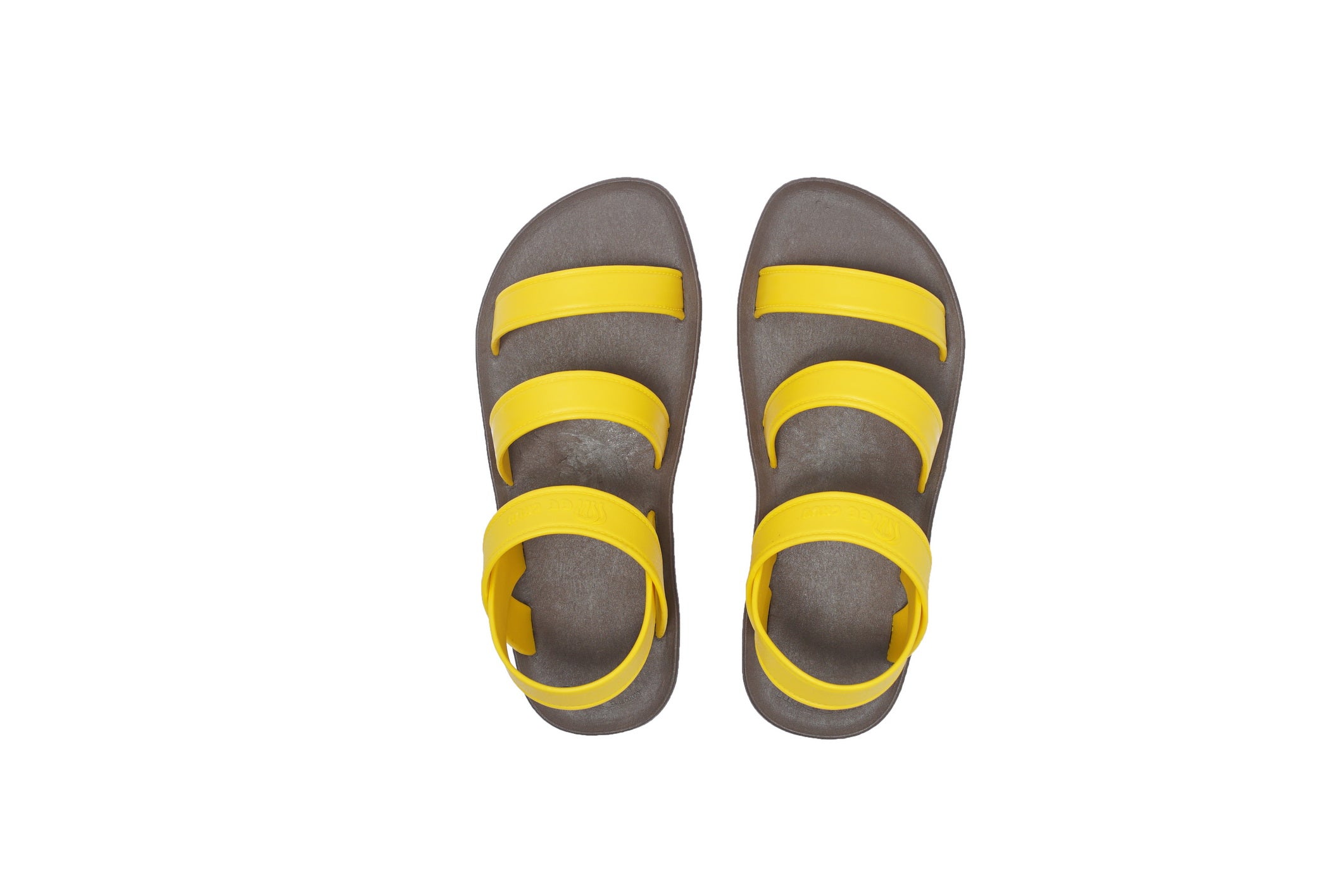 Twin Plus Brown Sole Yellow Strap