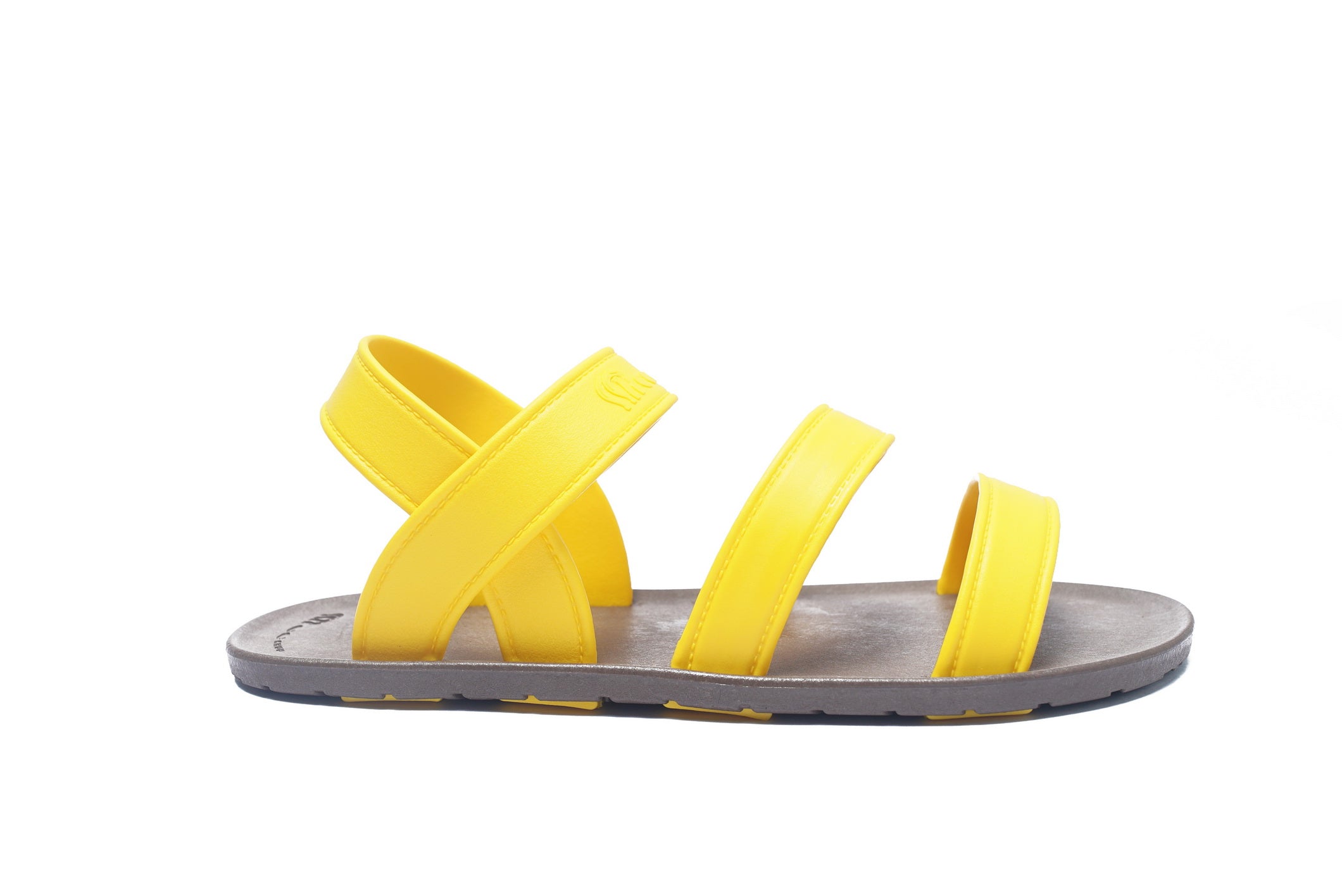 Twin Plus Brown Sole Yellow Strap