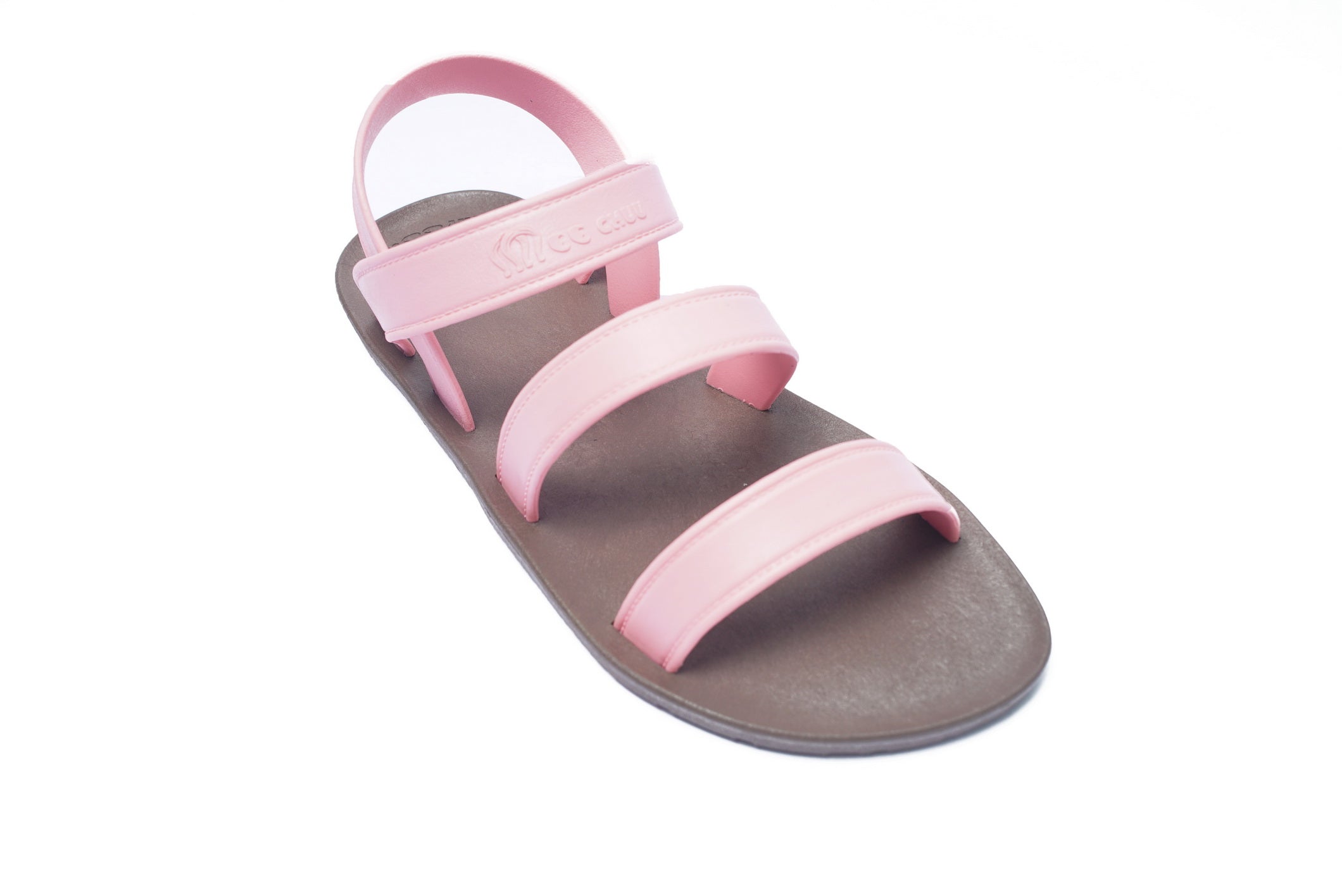 Twin Plus Brown Sole Light Pink Strap