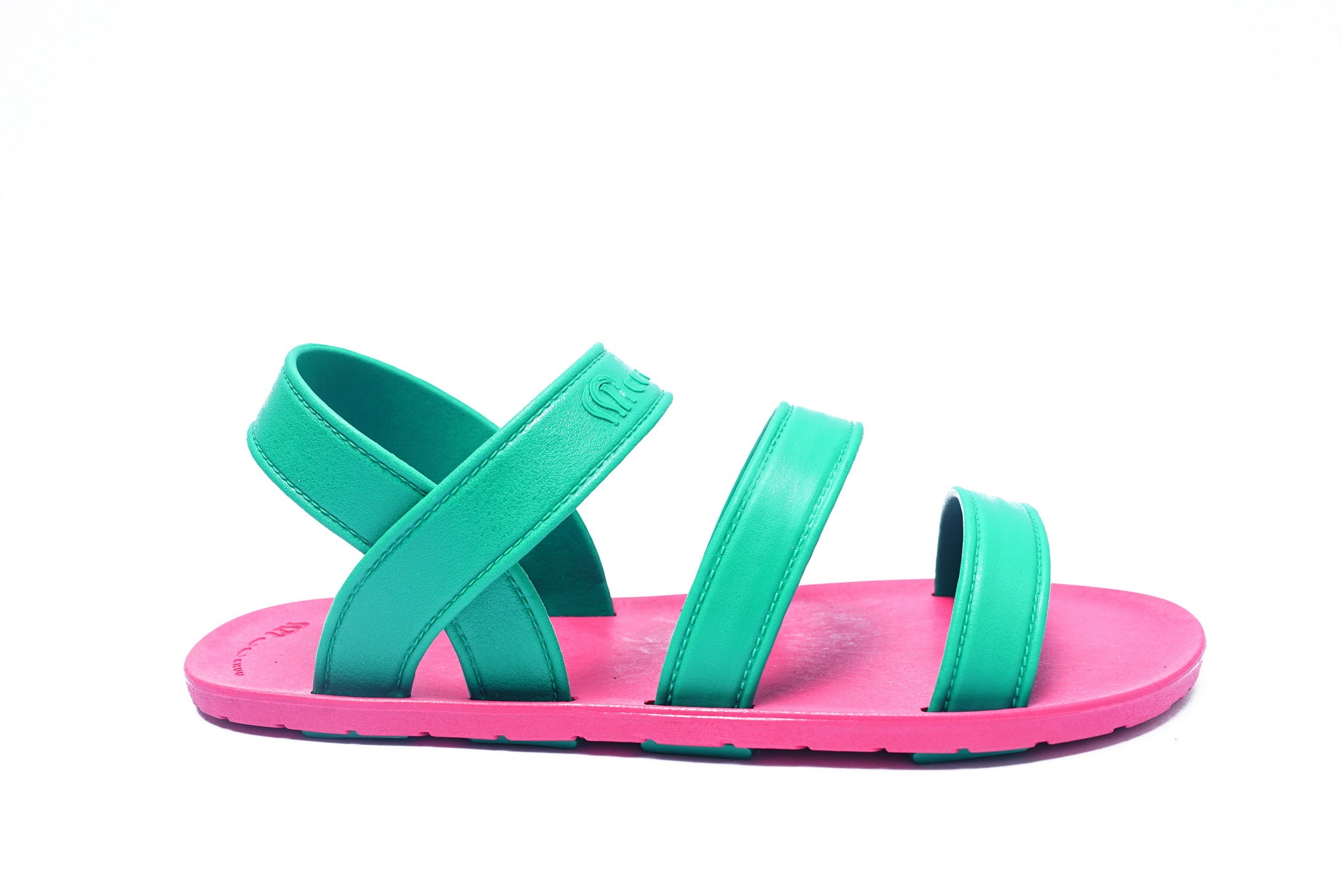 Twin Plus Pink Sole Green Strap