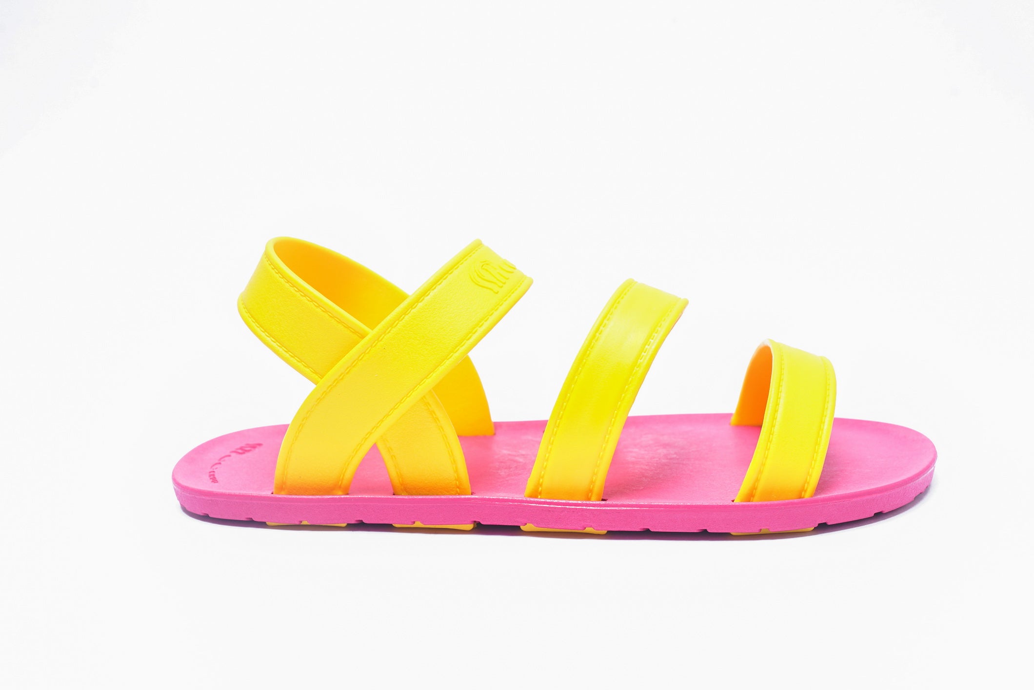 Twin Plus Pink Sole Yellow Strap