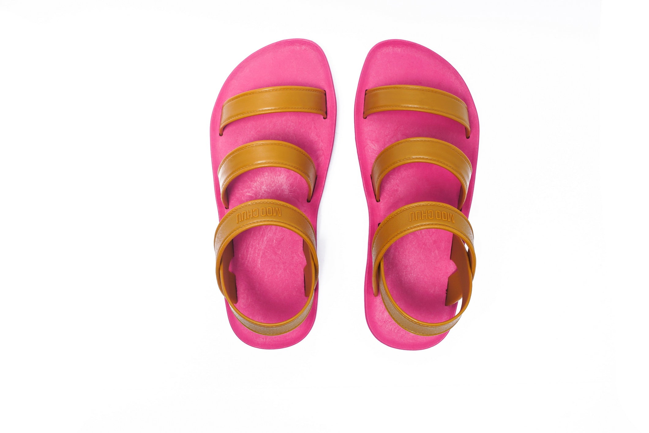 Twin Plus Pink Sole Caramel Strap