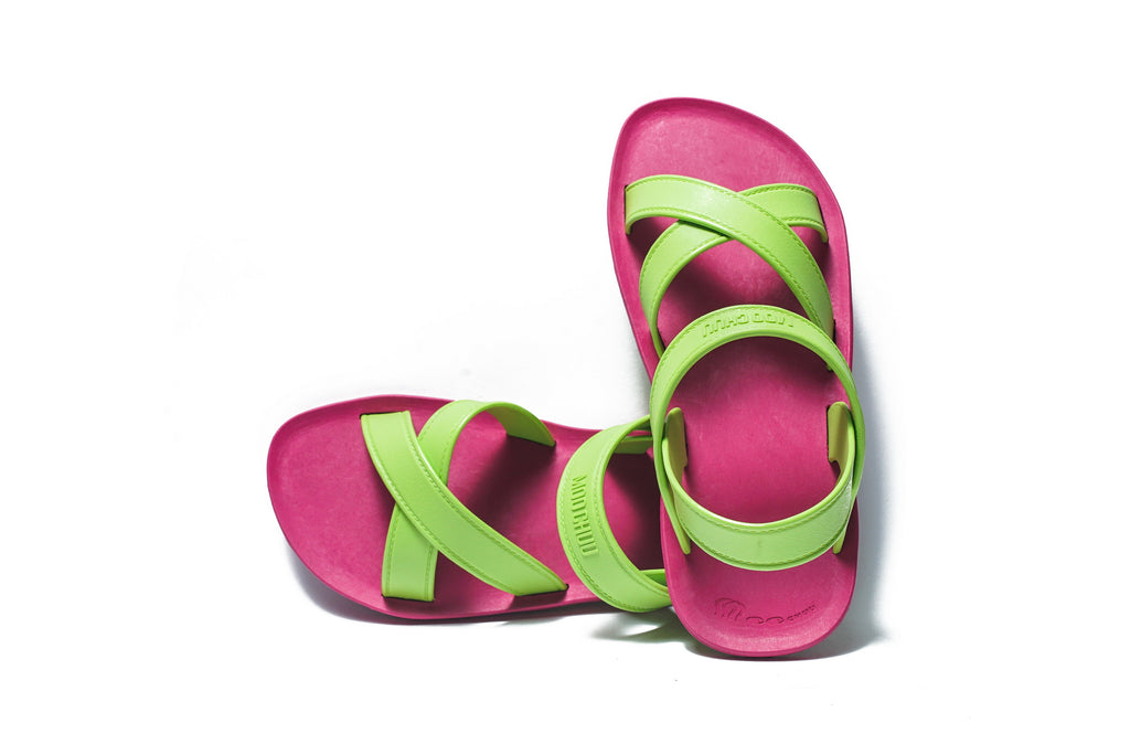 Cross Plus Pink Sole Lime Strap