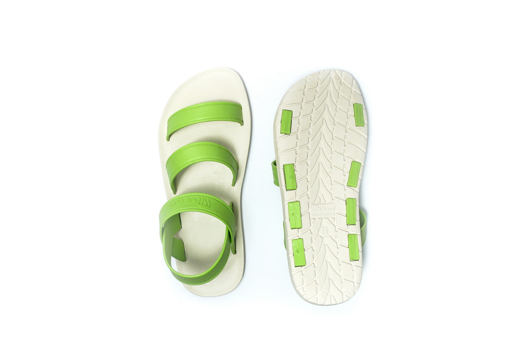 Twin Plus White Sole Lime Strap