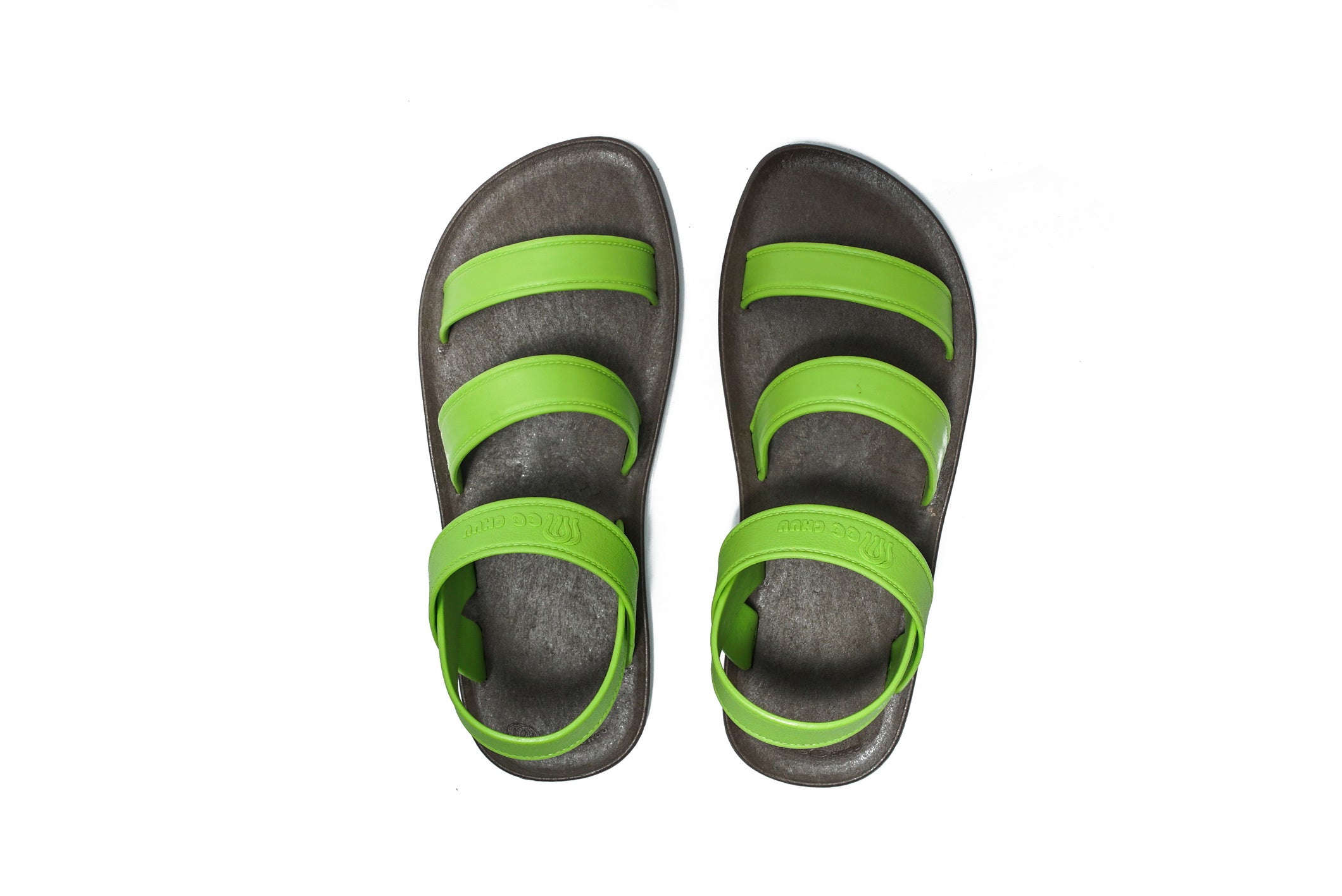 Twin Plus Brown Sole Lime Strap