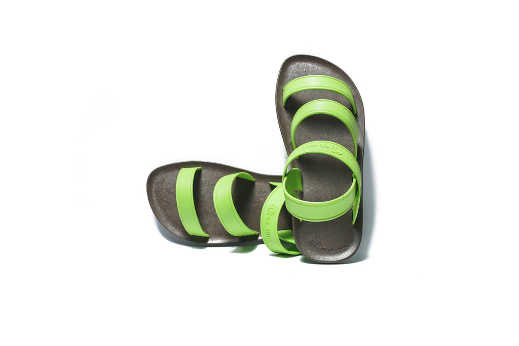 Twin Plus Brown Sole Lime Strap