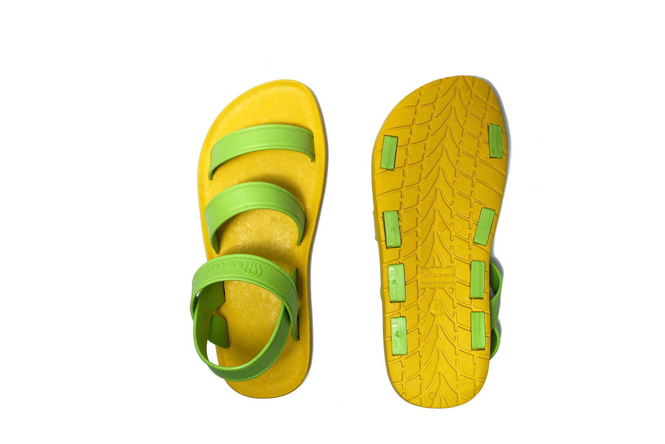 Twin Plus Yellow Sole Lime Strap