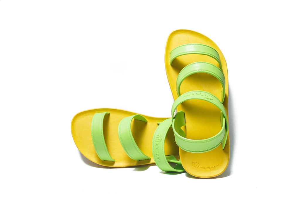 Twin Plus Yellow Sole Lime Strap