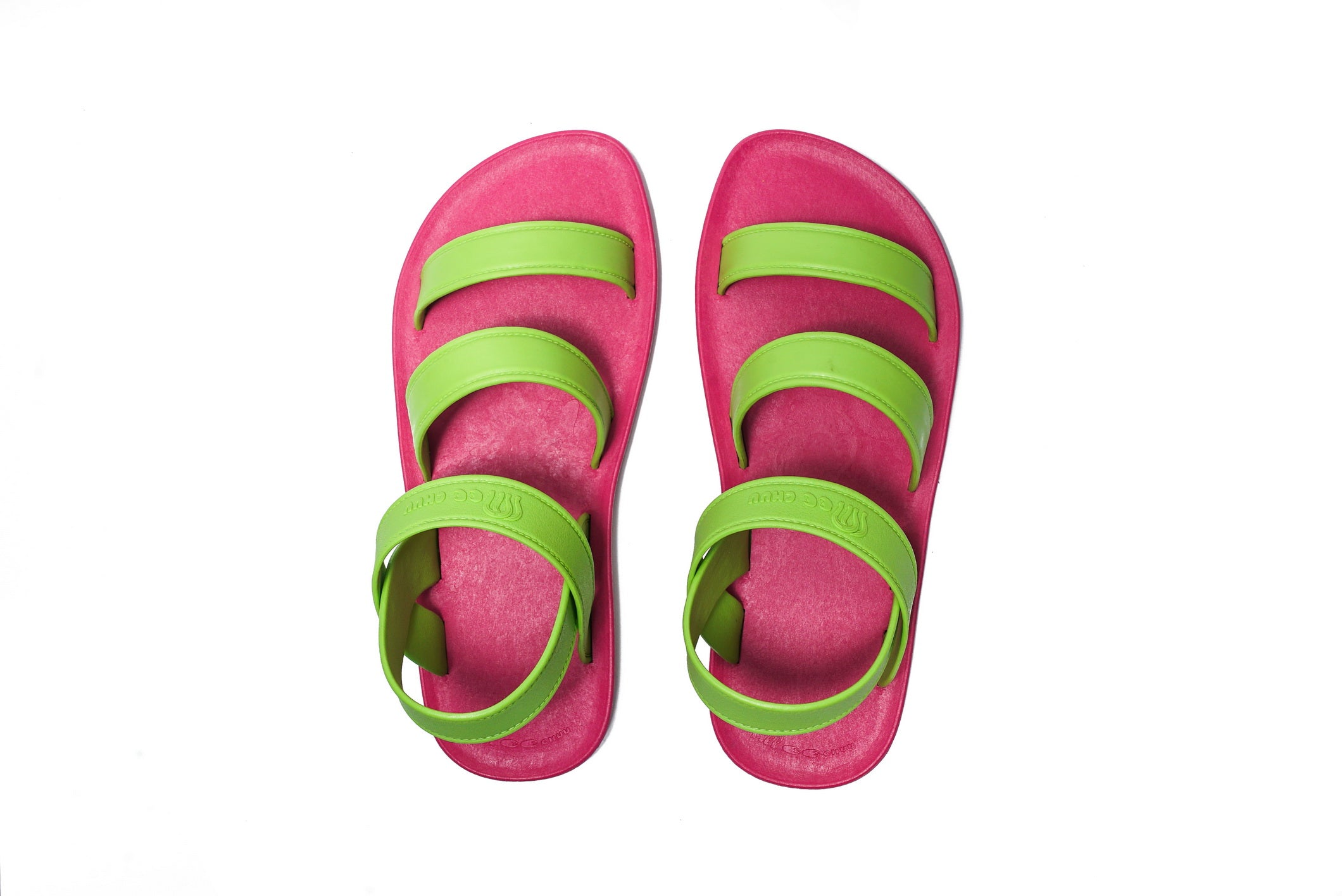 Twin Plus Pink Sole Lime Strap