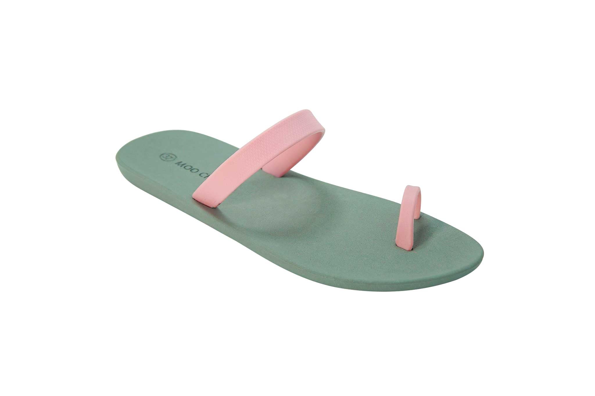 Sweety Pop Grey Sole Light Pink Strap