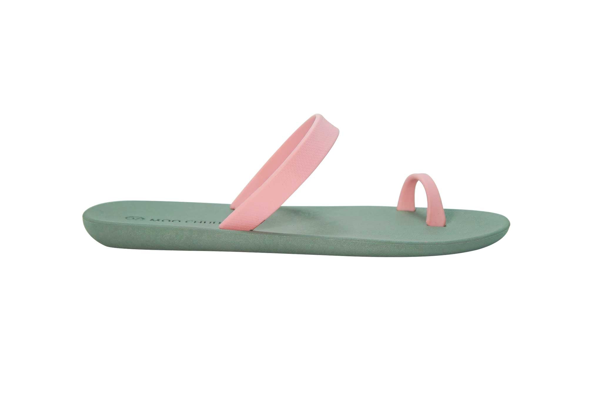 Sweety Pop Grey Sole Light Pink Strap