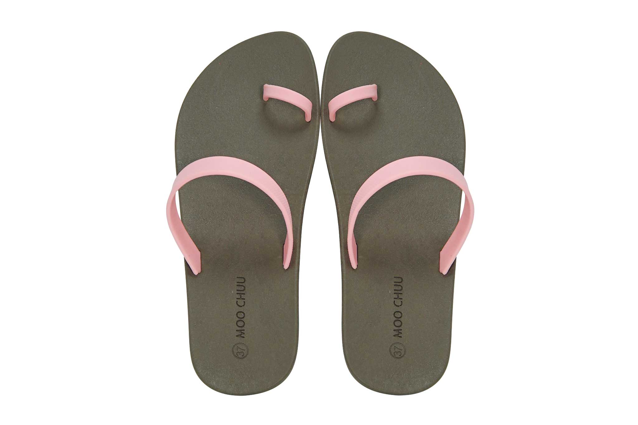 Sweety Pop Brown Sole Light Pink Strap