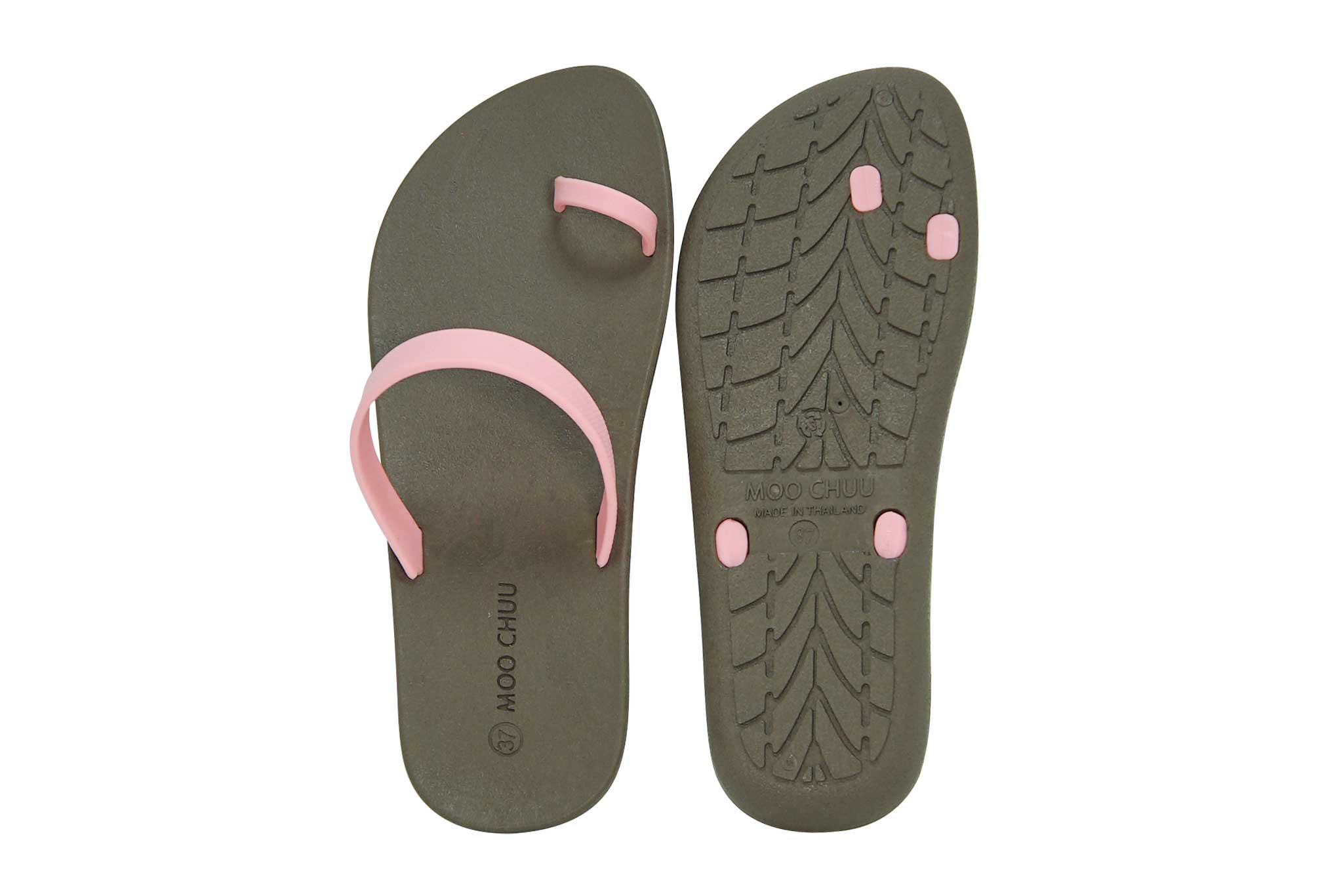 Sweety Pop Brown Sole Light Pink Strap