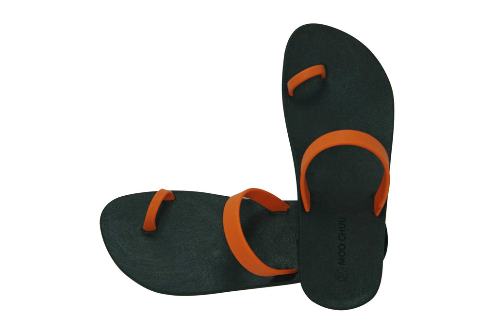 Sweety Pop Black Sole Orange Strap