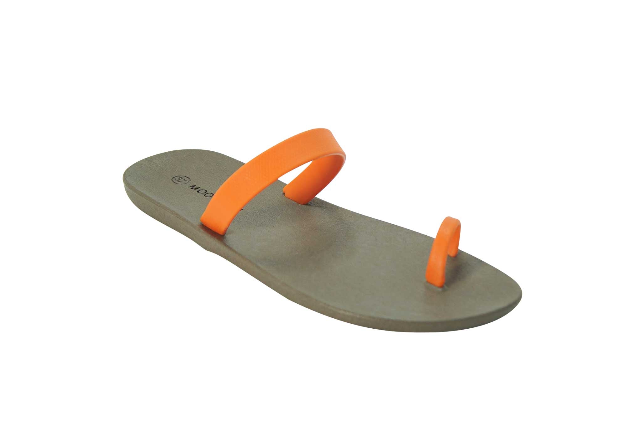 Sweety Pop Brown Sole Orange Strap