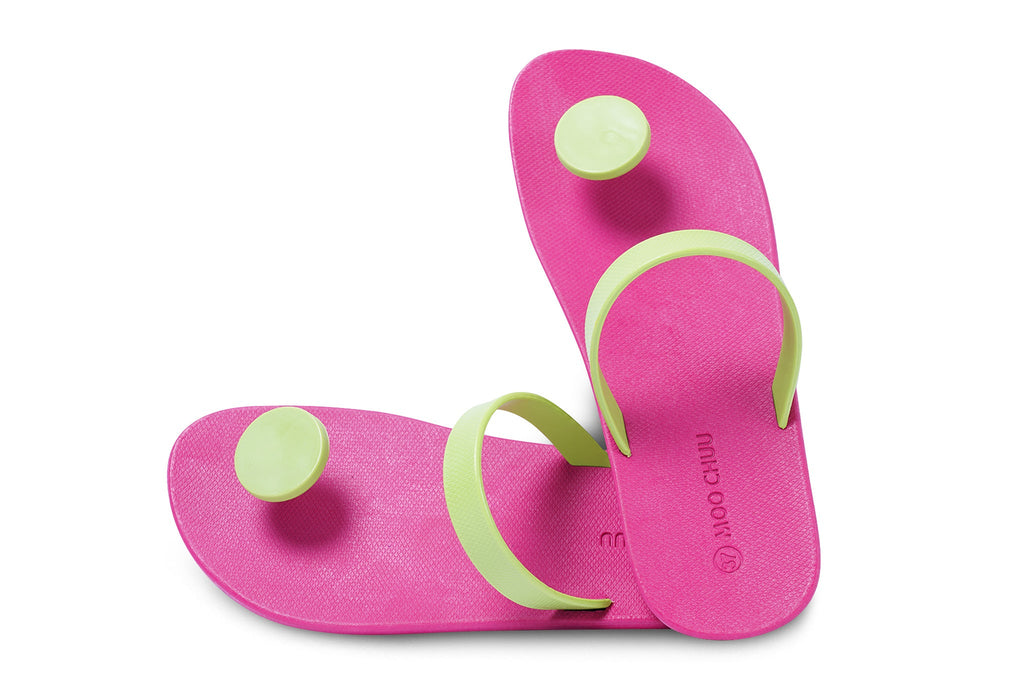 Sweety Dot Pink Sole Lime Strap