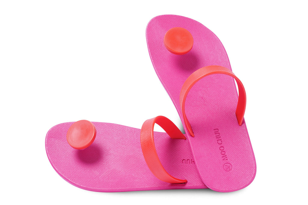 Sweety Dot Pink Sole Red Strap