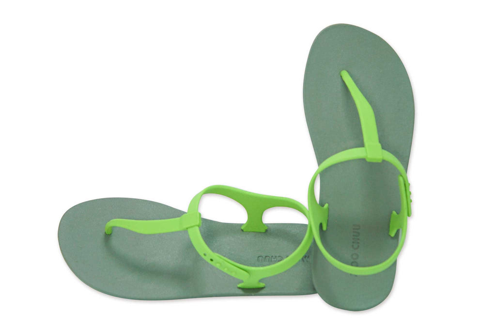 Saily Grey Sole Lime Strap
