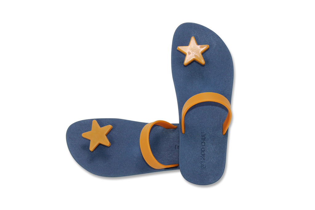 Sweety Star Blue Sole Caramel Strap