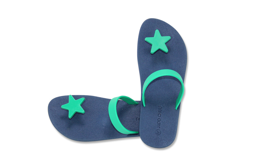 Sweety Star Blue Sole Green Strap