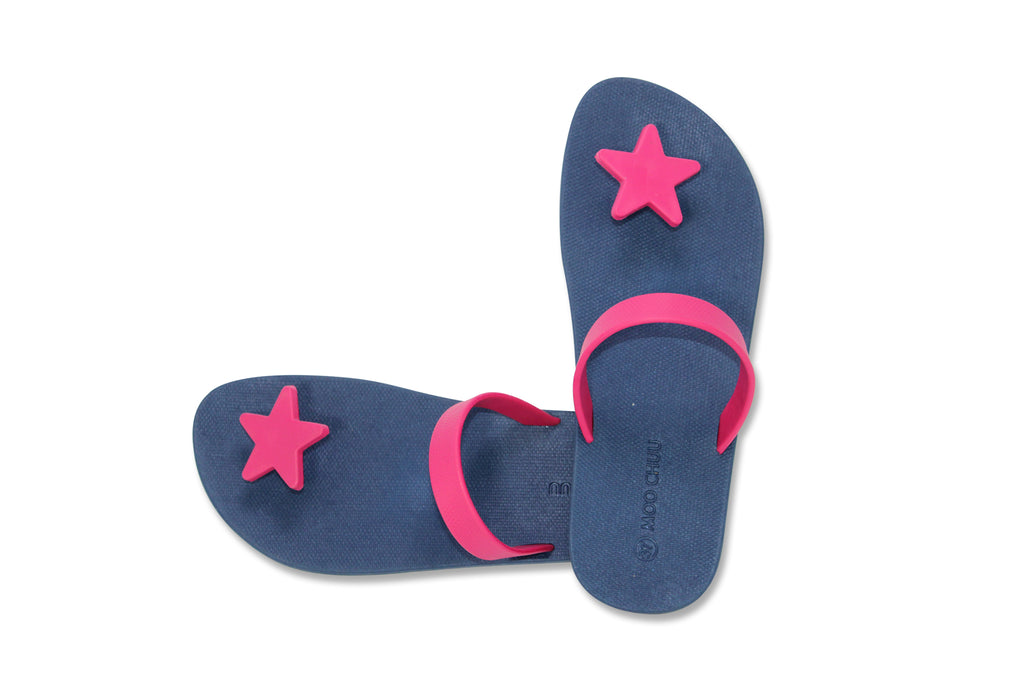 Sweety Star Blue Sole Pink Strap