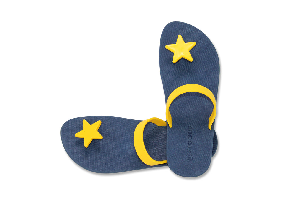 Sweety Star Blue Sole Yellow Strap