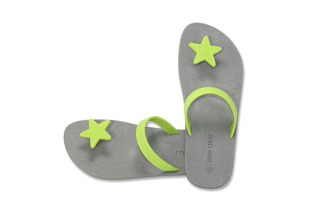 Sweety Star Grey Sole Lime Strap