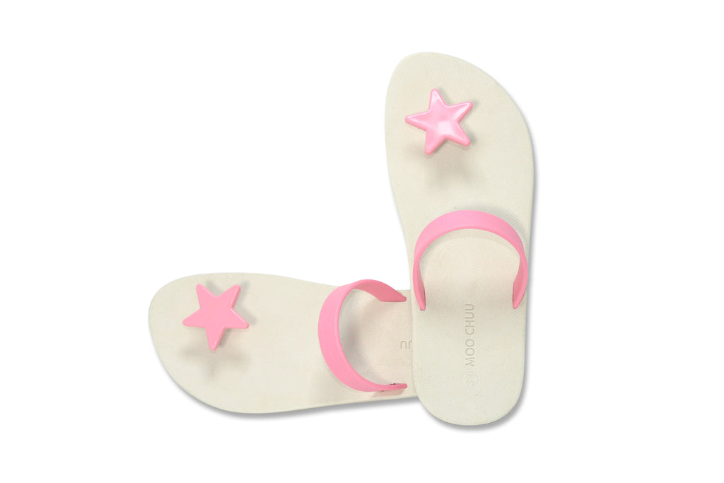 Sweety Star White Sole Light Pink Strap