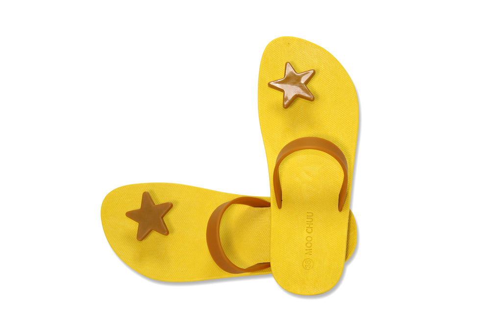 Sweety Star Yellow Sole Caramel Strap