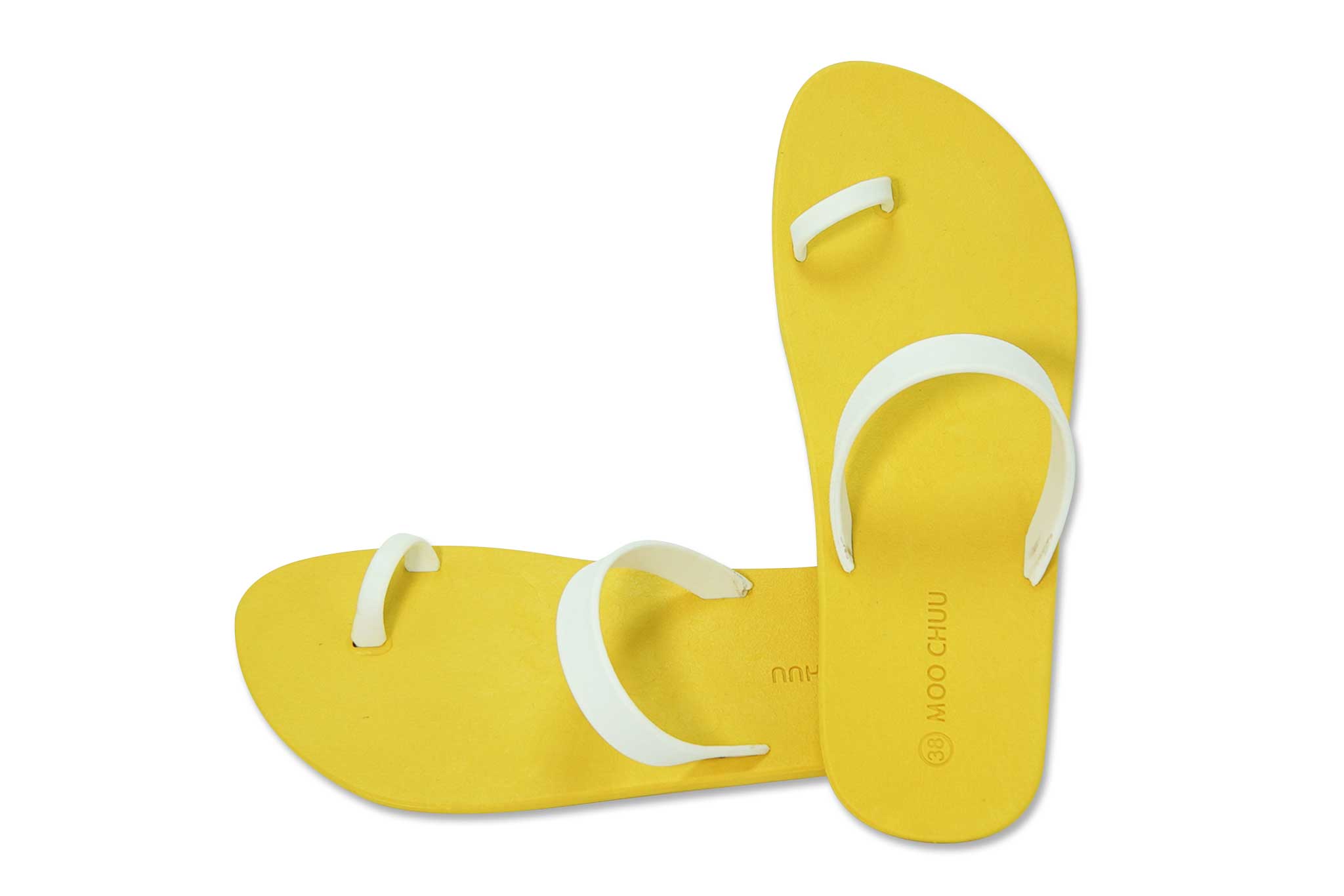 Sweety Pop Yellow Sole White Strap