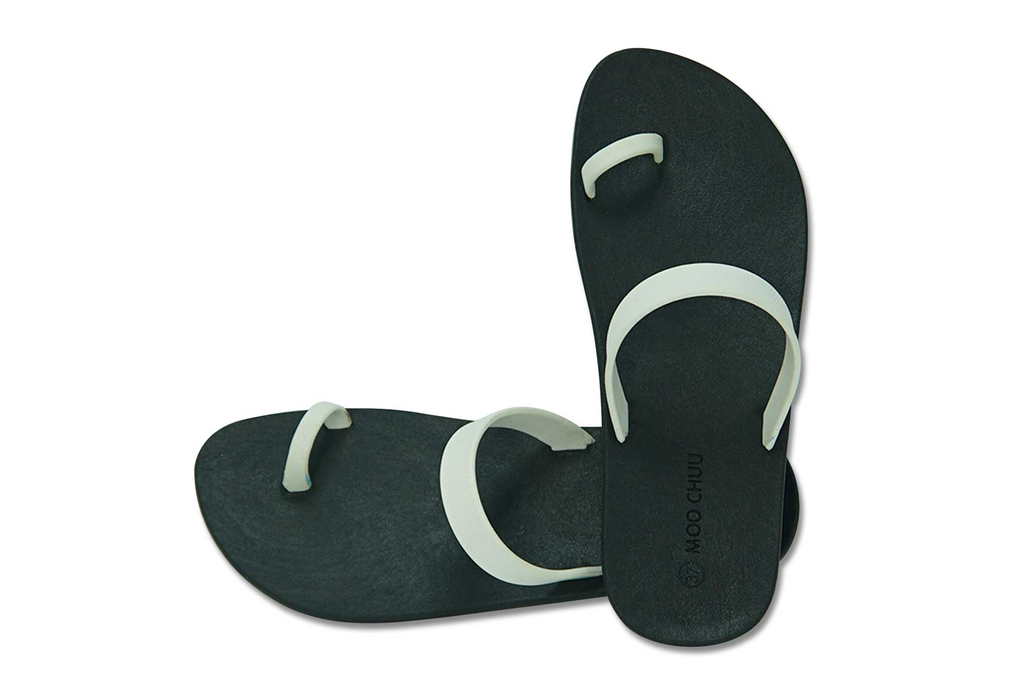 Sweety Pop Black Sole White Strap