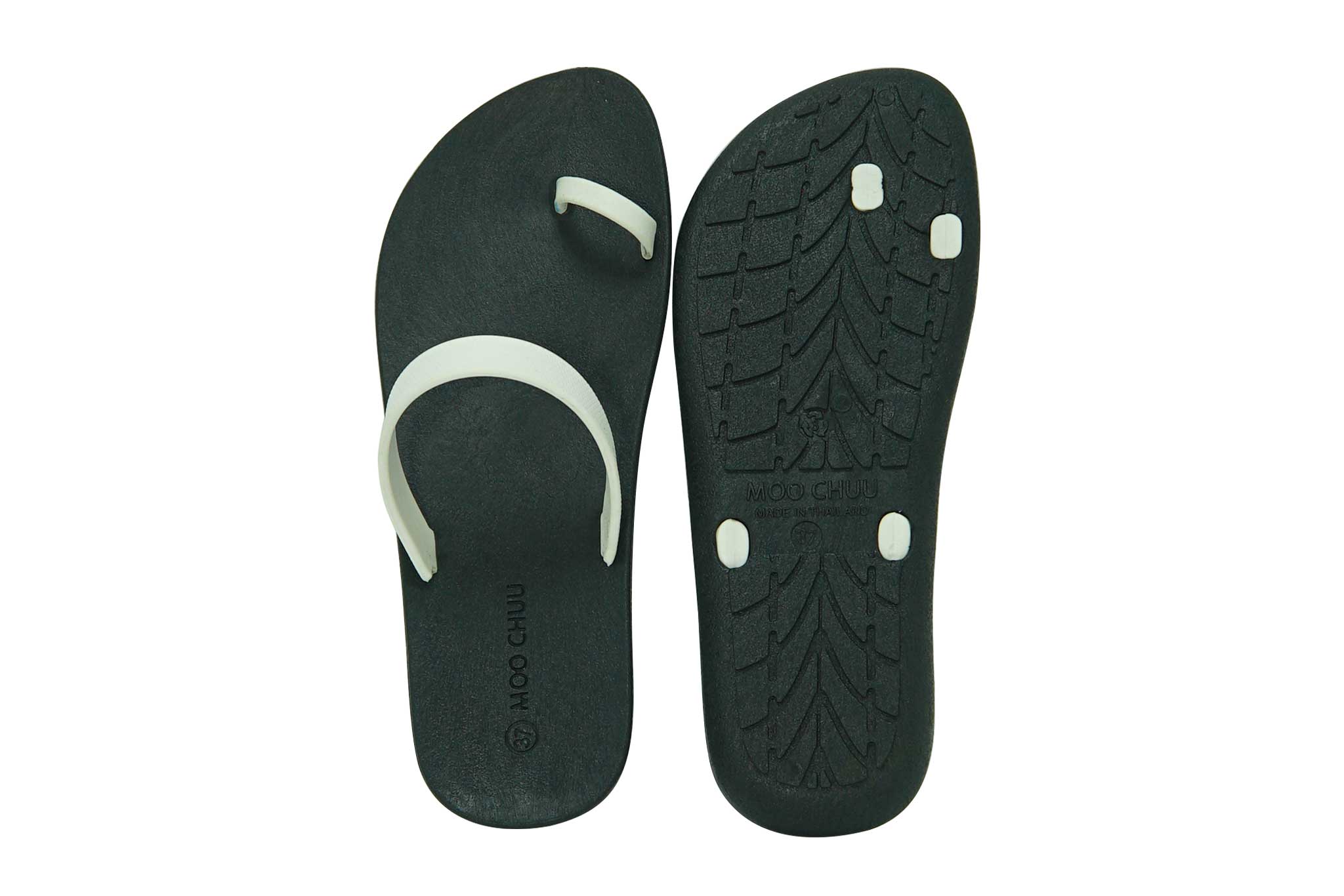 Sweety Pop Black Sole White Strap
