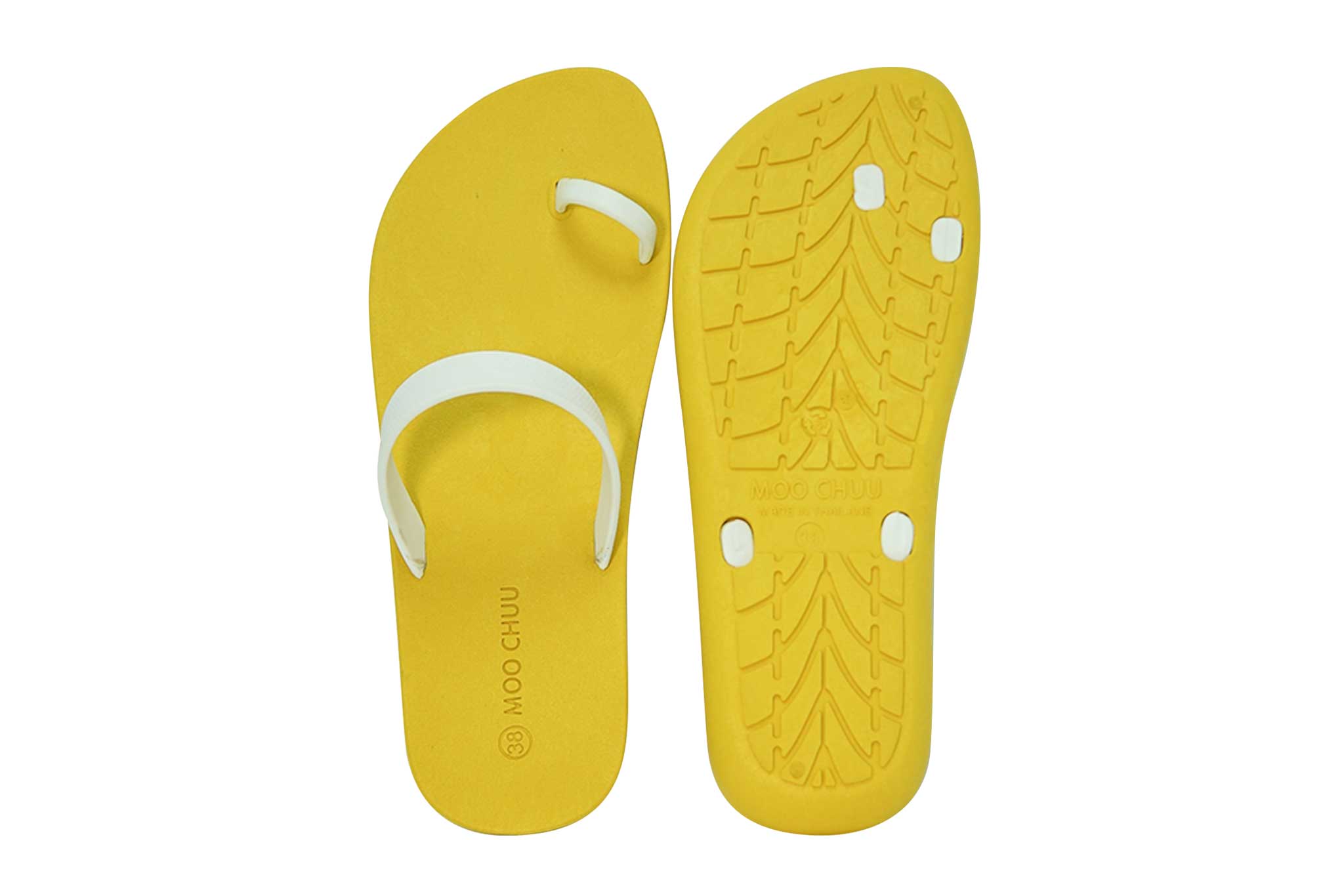 Sweety Pop Yellow Sole White Strap