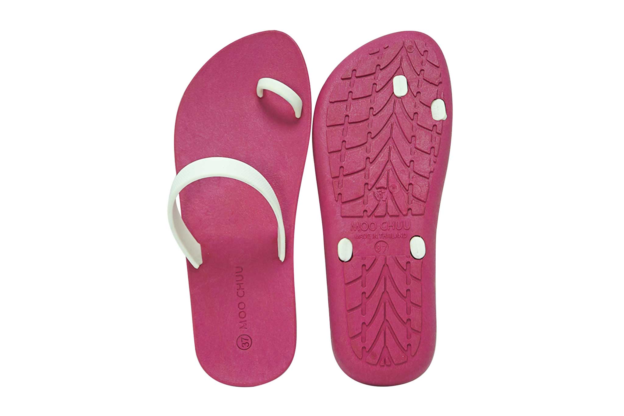 Sweety Pop Pink Sole White Strap