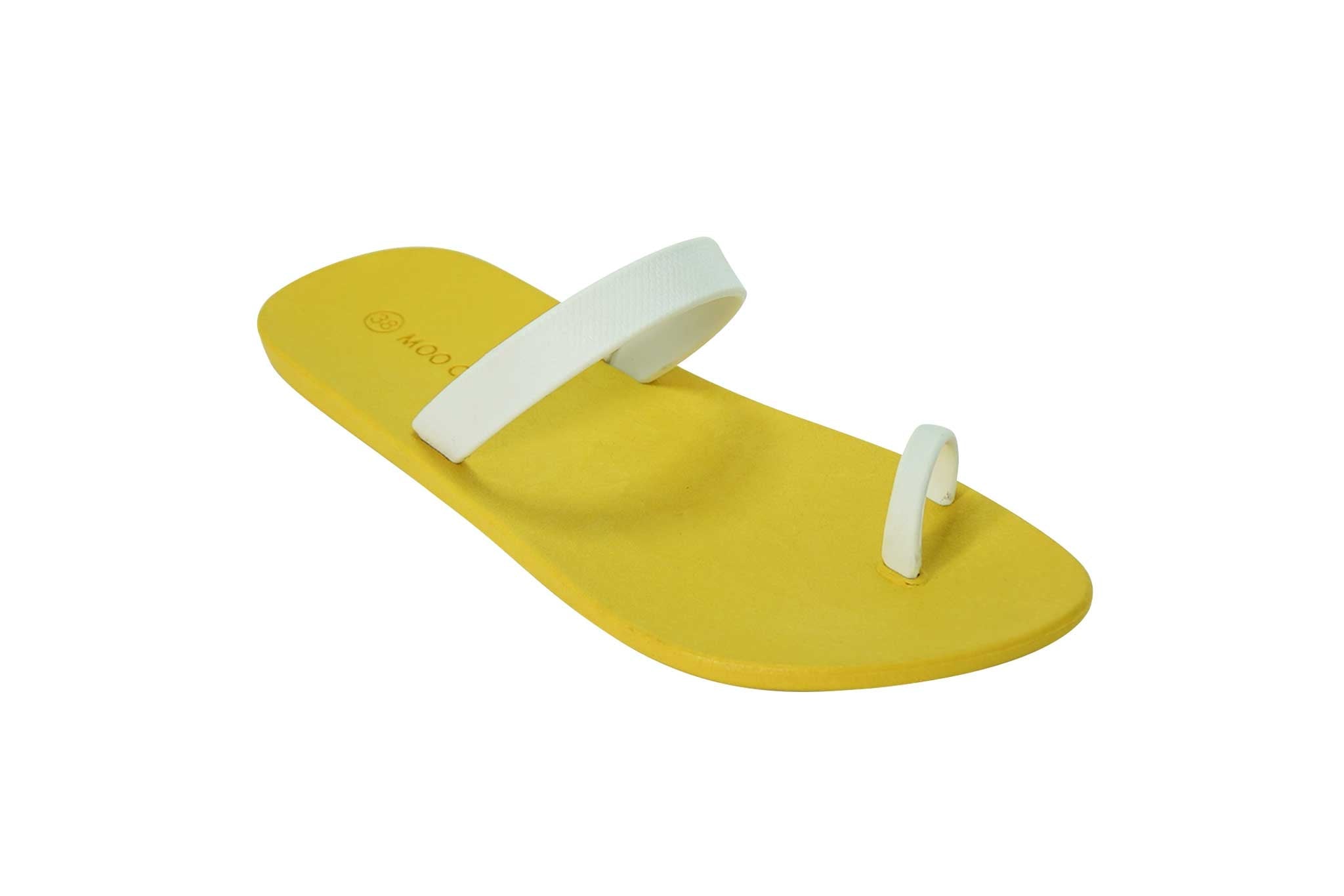 Sweety Pop Yellow Sole White Strap