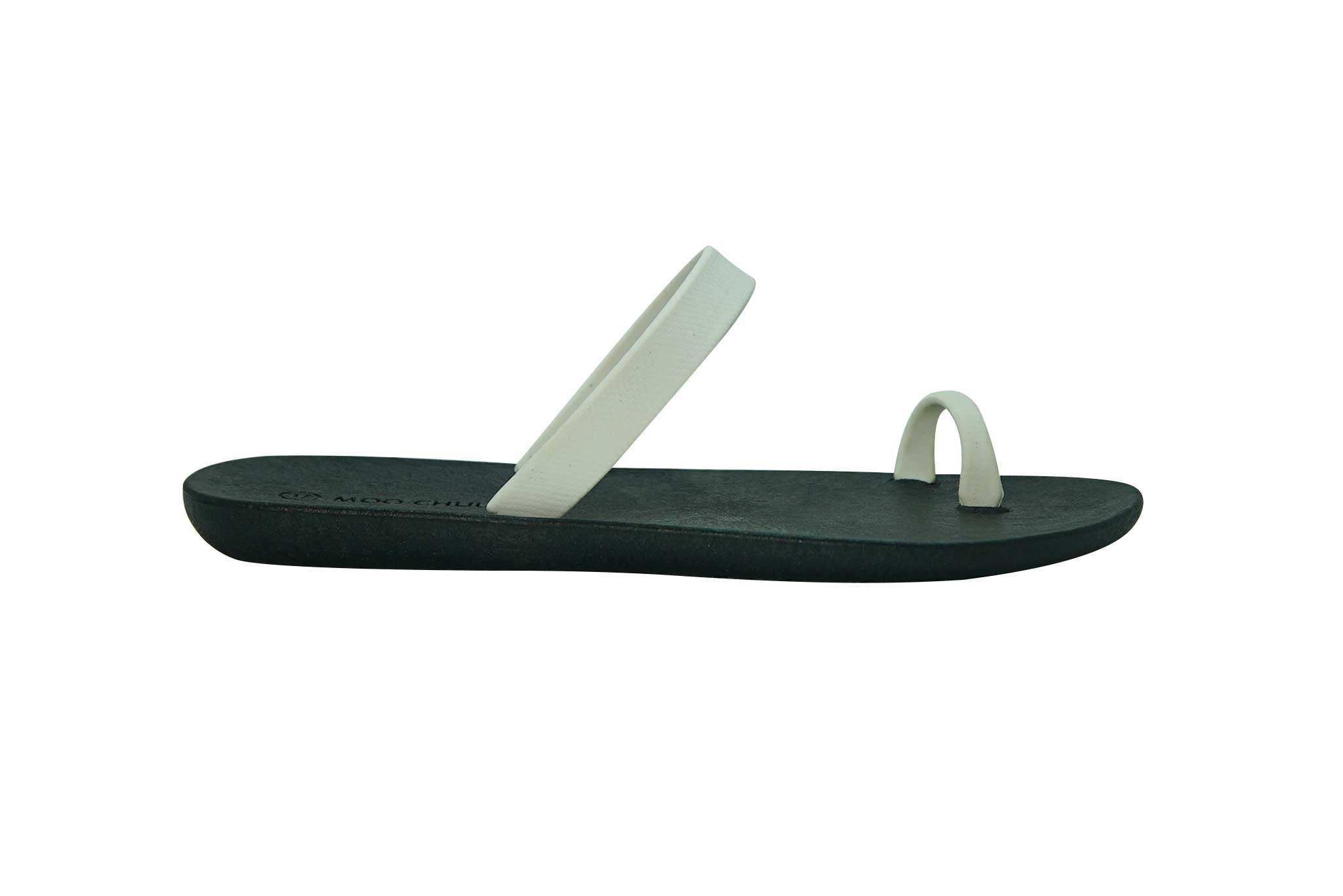 Sweety Pop Black Sole White Strap