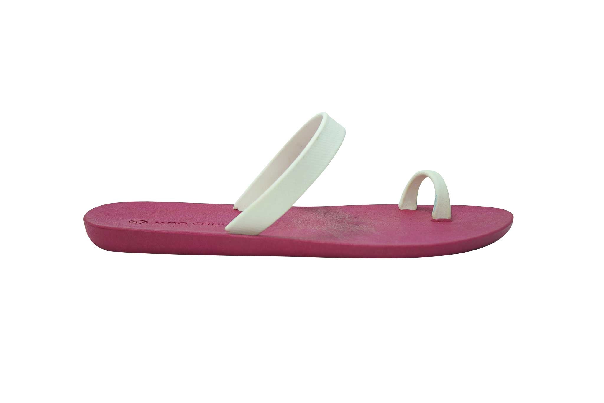 Sweety Pop Pink Sole White Strap