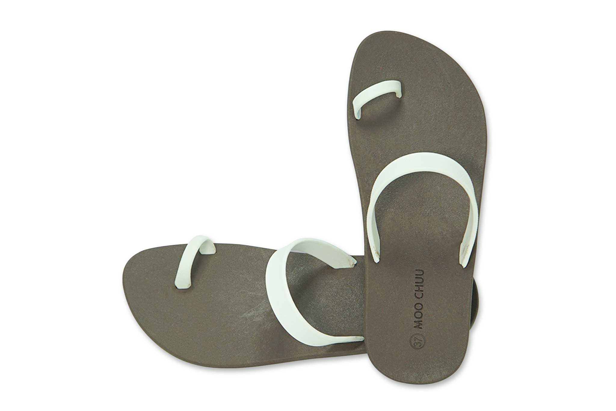 Sweety Pop Brown Sole White Strap