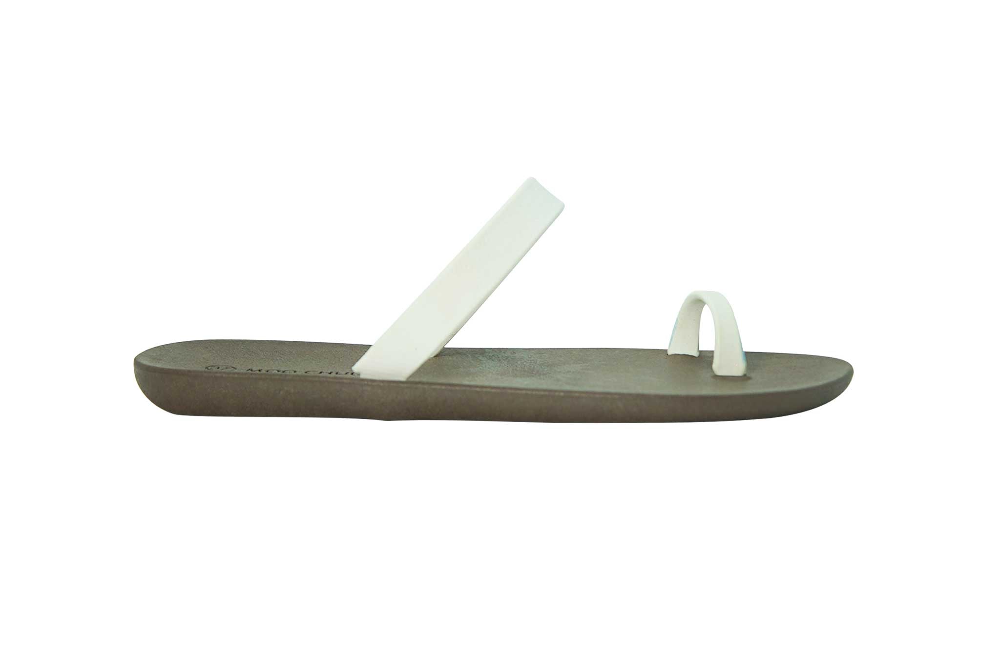 Sweety Pop Brown Sole White Strap