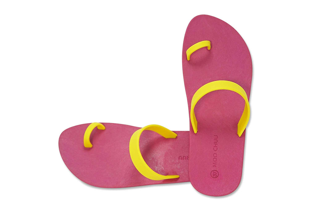 Sweety Pop Pink Sole Yellow Strap