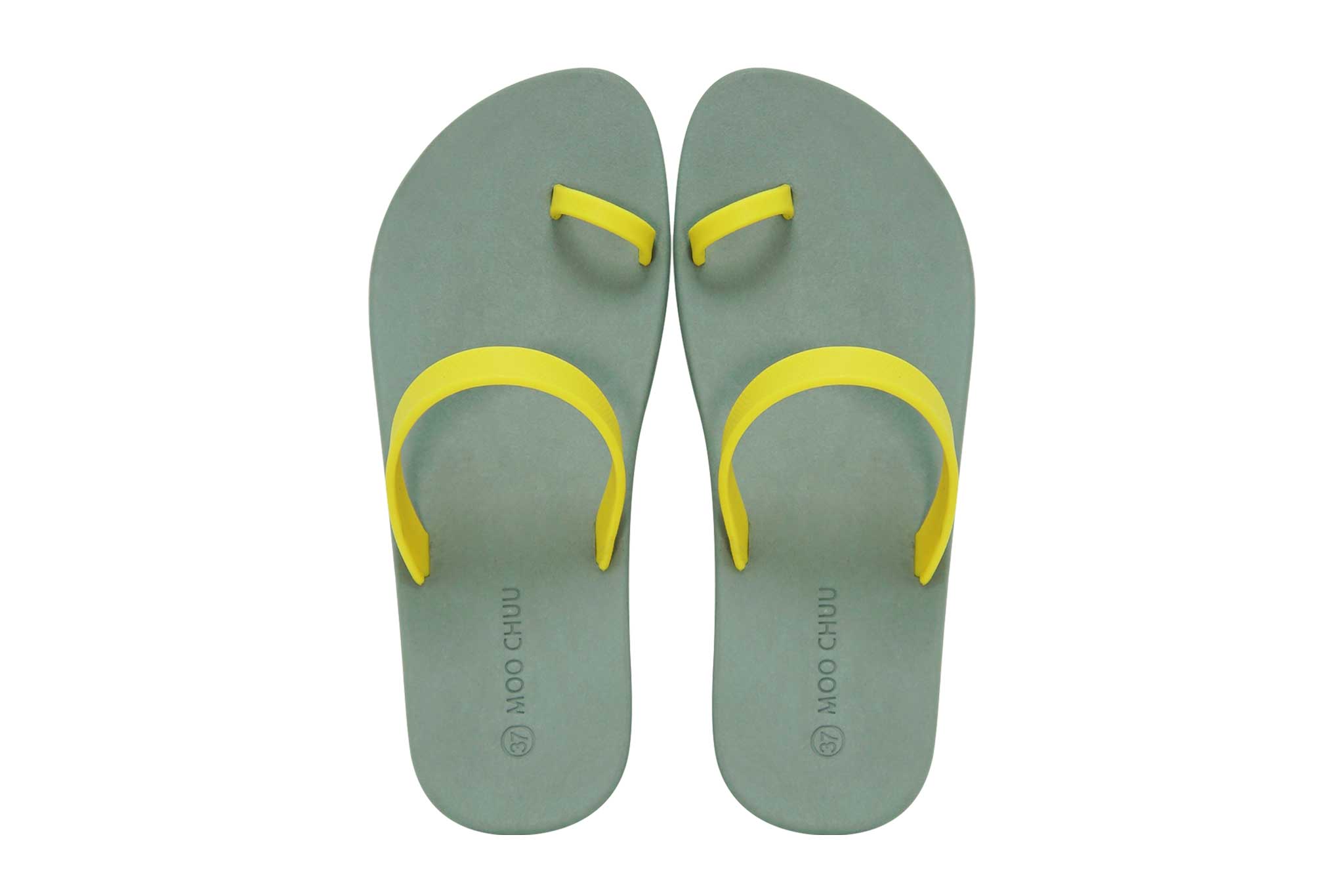 Sweety Pop Grey Sole Yellow Strap