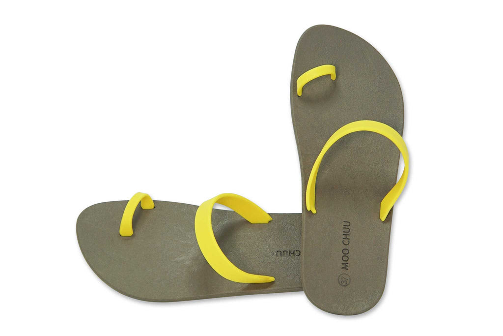 Sweety Pop Brown Sole Yellow Strap