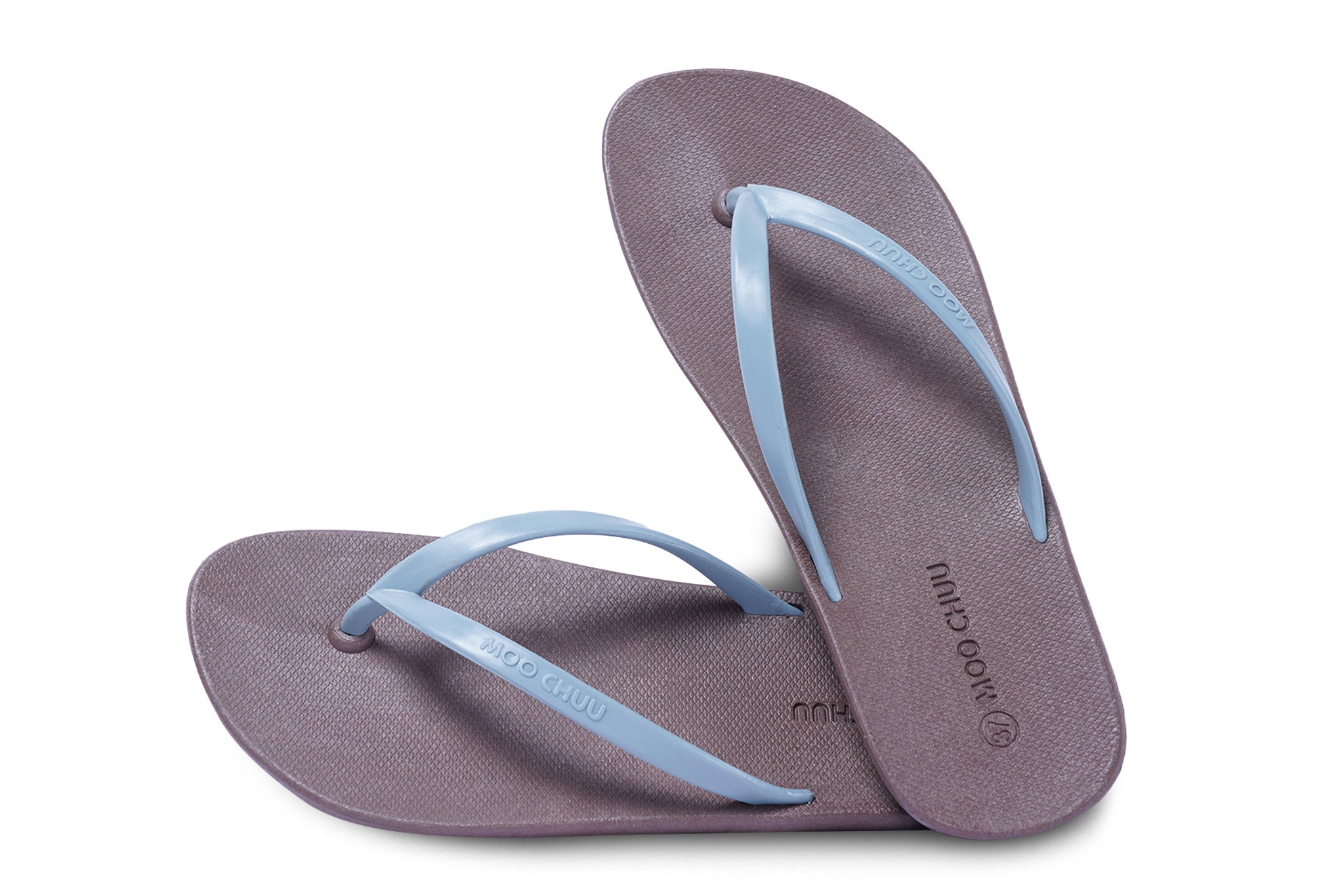 Dali Flippy Brown Sole Grey Strap