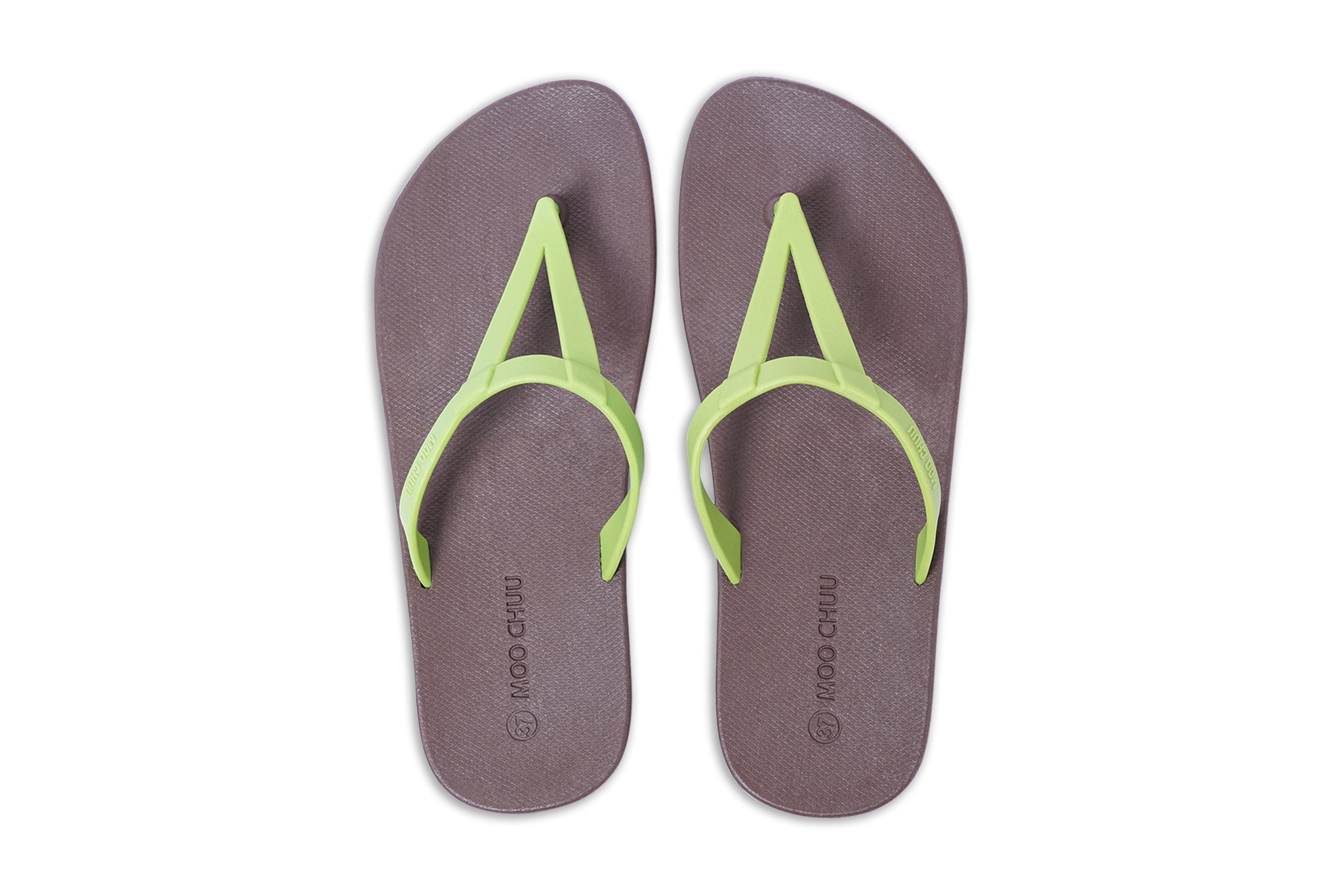 Eiffel Brown Sole Lime Strap