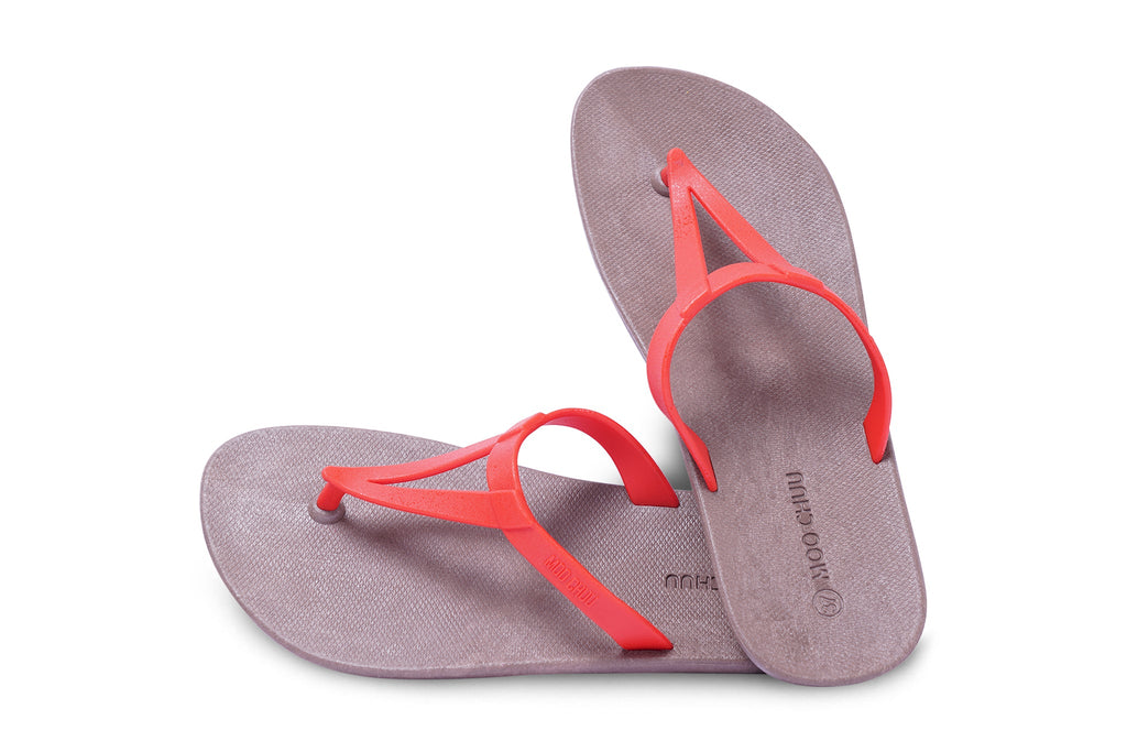 Eiffel Brown Sole Red Strap