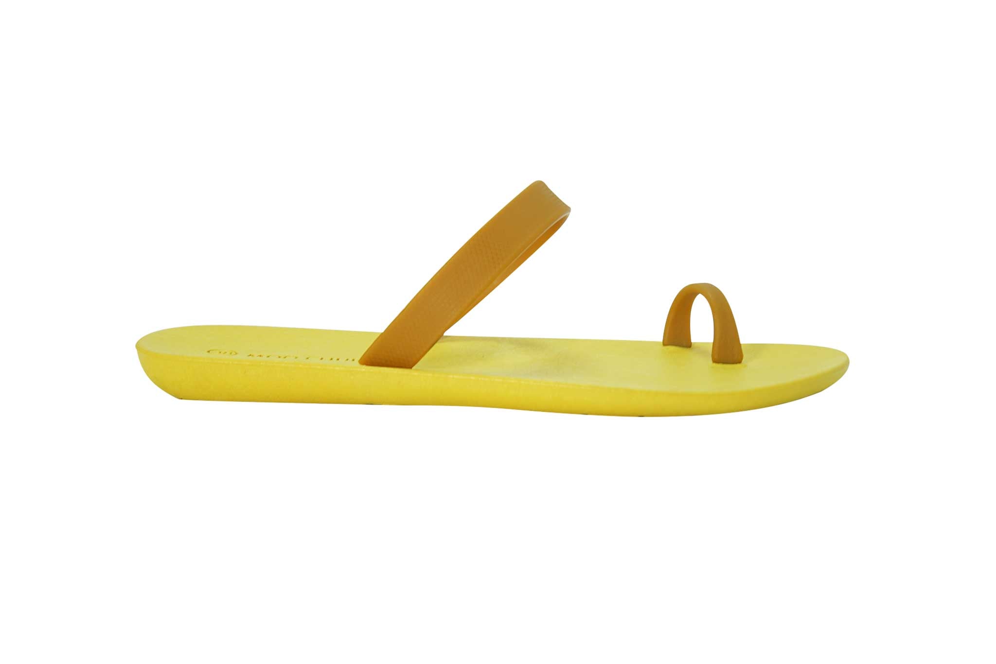 Sweety Pop Yellow Sole Caramel Strap