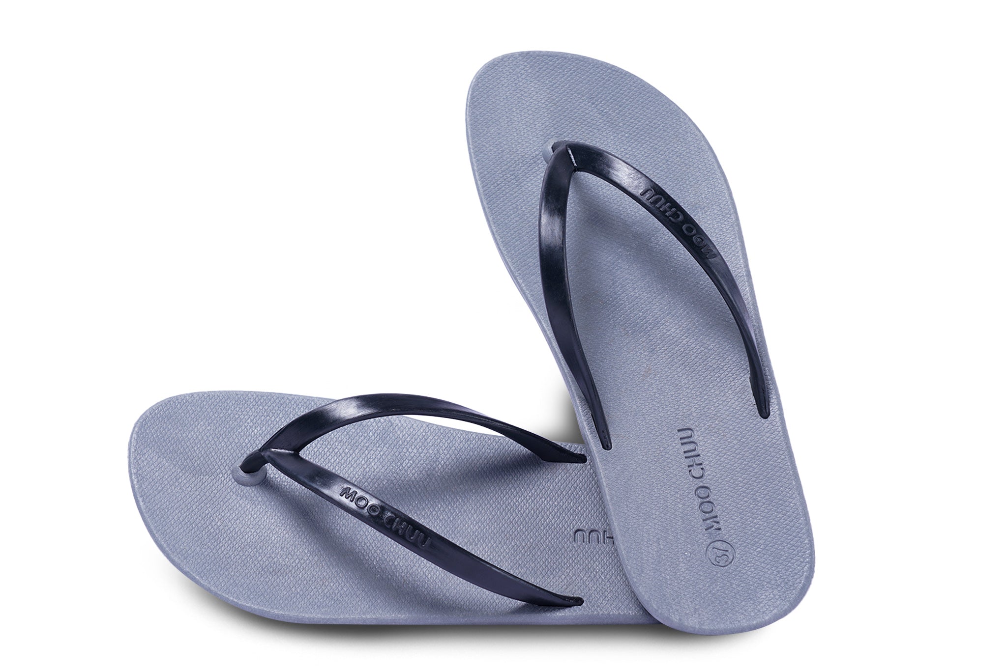 Dali Flippy Grey Sole Black Strap