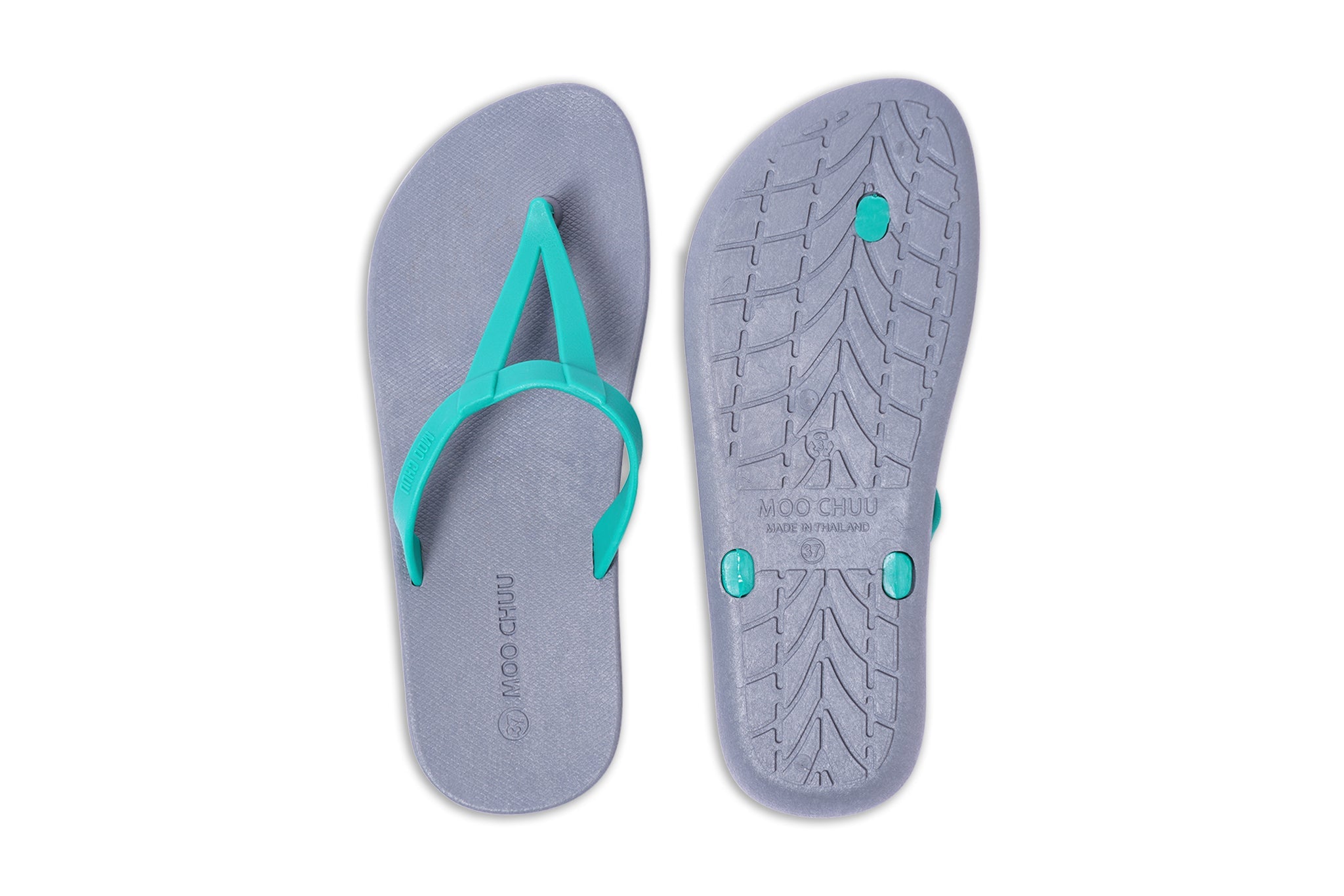 Eiffel Grey Sole Green Strap