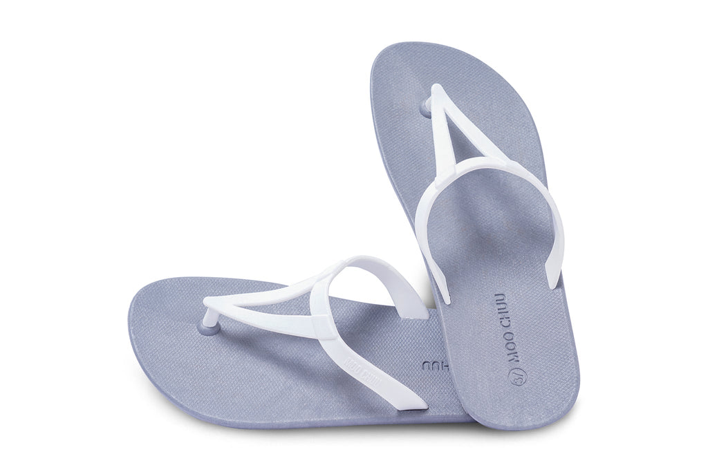 Eiffel Grey Sole White Strap
