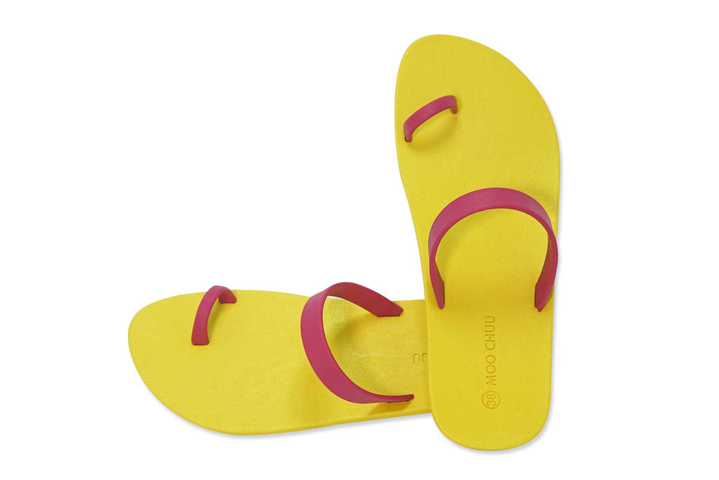 Sweety Pop Yellow Sole Pink Strap